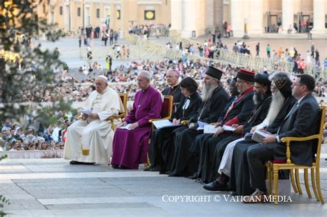 Ecumenical Prayer Vigil Activities Of The Holy Father Pope Francis