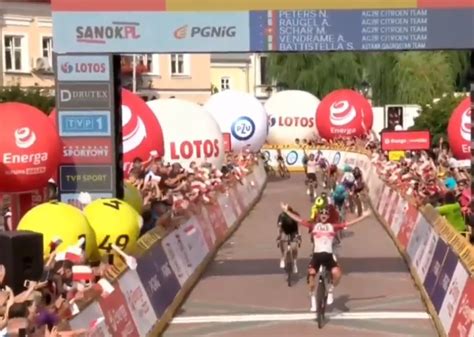 Tour De Pologne Uwt Me Tape Victoire De Pascal Ackermann