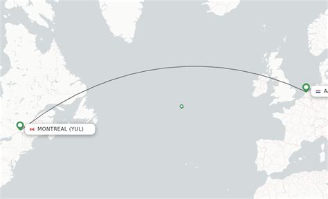 Direct Non Stop Flights From Montreal To Amsterdam Schedules