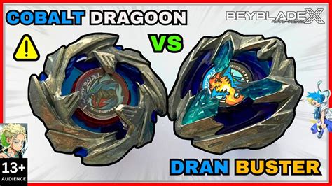 Danger Cobalt Dragoon Vs Dran Buster Beyblade X Youtube