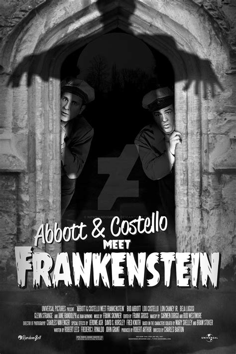 Abbott And Costello Meet Frankenstein Poster By Newrandombell On Deviantart