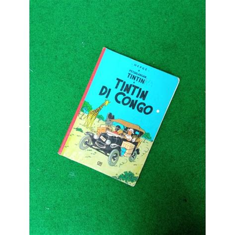 Komik Petualangan Tintin Tintin Di Congo Herge Original Shopee