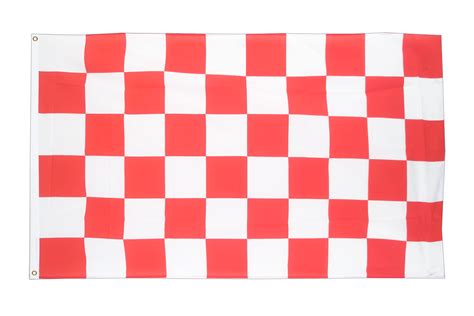 Checkered Red White 3x5 Ft Flag MaxFlags Royal Flags