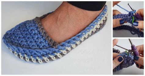 How To Crochet Moccasin Unisex Slippers Crochet Kingdom