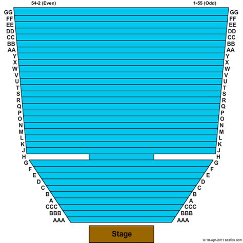 Midland Theater Seating Chart: A Visual Reference of Charts | Chart Master