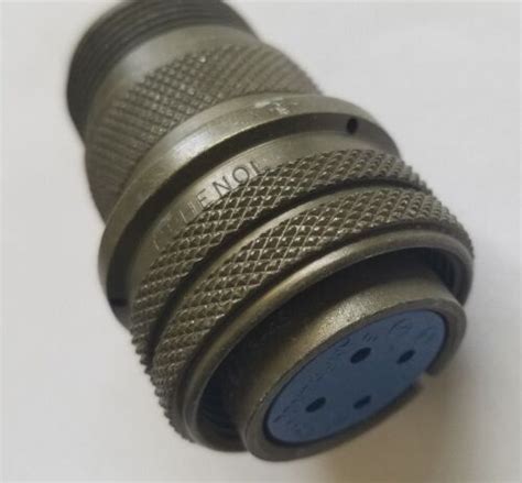 AMPHENOL MIL Spec Circular Connector MS3106A 18 4S 4 Pin EBay