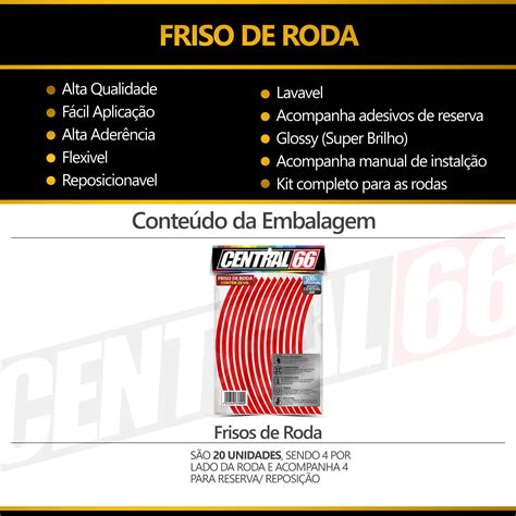 Adesivo Friso De Roda Universal M Preto Filete Aro Ao Central