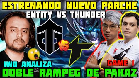 DOBLE RAMPEG DE PAKAZ IWO ANALIZA LA PARTIDA DE THUNDER VS ENTITY