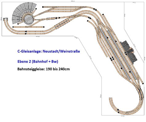 Meises Modelbahncenter GP5 0020 C Gleisplan Neustadt Weinstr 500x400