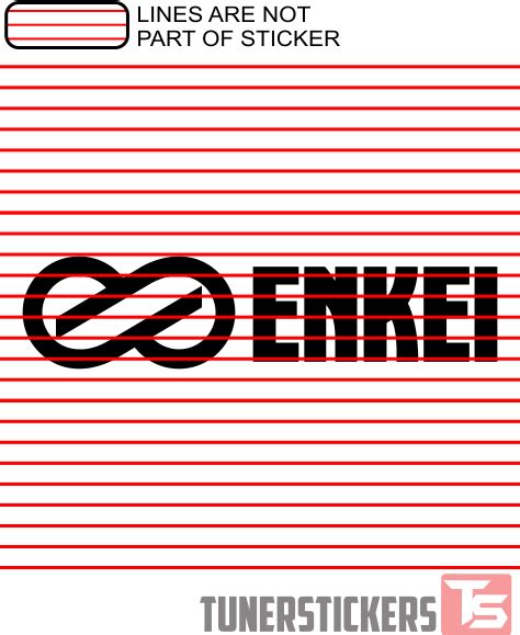 Enkei Logo - Tuner Stickers