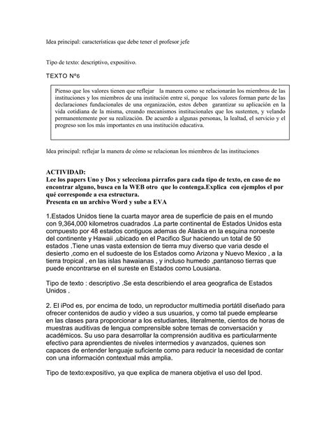 Ejemplos De Textos Pdf