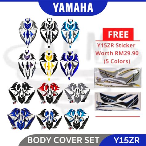 Free Sticker Yamaha Y Zr V V Full Body Cover Color Parts Set