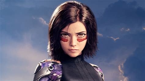 Wallpaper Id 587783 Black Hair Alita Alita Battle Angel Movie Cyborg 4k Alita Battle