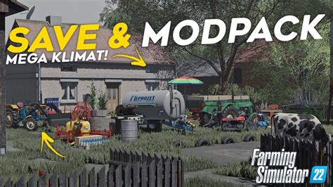 SAVE MODPACK Kolonia Małe GOSPODARSTWO MEGA KLIMAT FS22 OZI