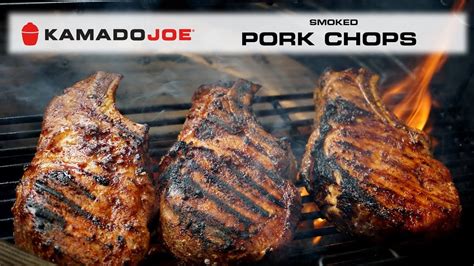 Kamado Joe Smoked Pork Chops Youtube