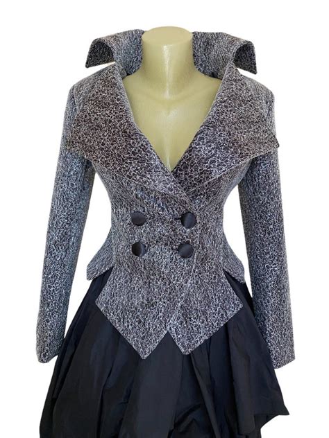 Formal Silver Lace Spider Web Jacket Silver Steampunk Wedding Etsy