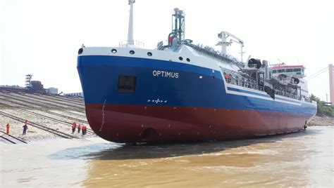 Elengers Lng Bunkering Vessel Launched Lng Prime