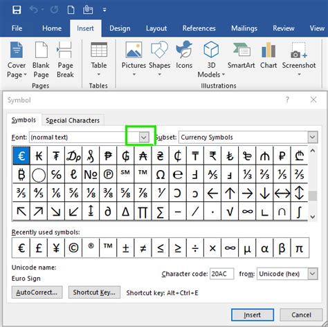 How To Insert Symbol In Ms Word Ms Word Words Symbols Images