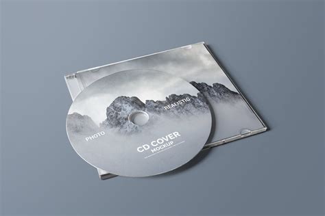 Cd Cover Mockup Mockups Design Bundles