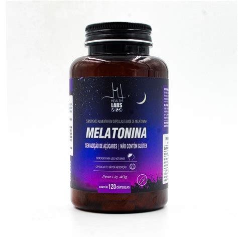 Melatonina Com 120 Cápsulas Health Labs Drogaria