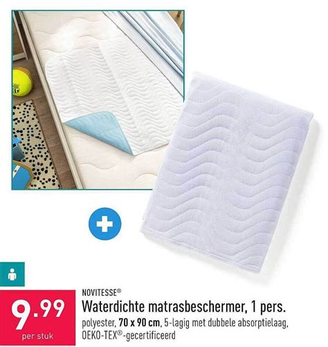 Novitesse Waterdichte Matrasbeschermer Pers Promotie Bij Aldi