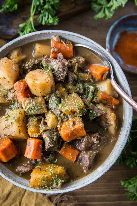 Instant Pot Beef Stew Paleo Aip The Roasted Root