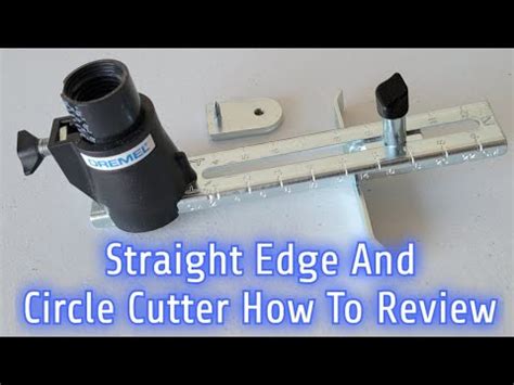 Dremel Straight Edge Guide And Circle Cutter 678 01 Use And Review