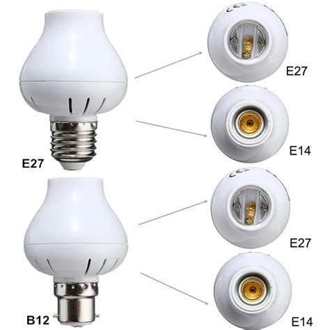 E27 Para E14 E27 B22 A E27 E14 Base Da Lâmpada Conversor Suporte Da