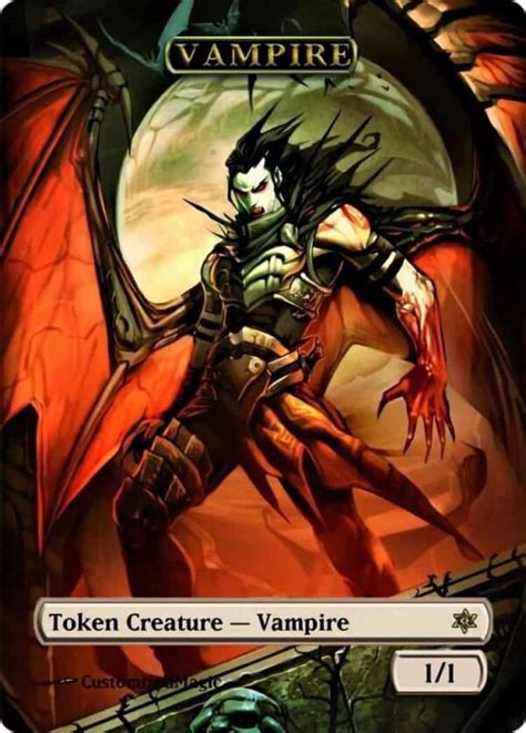 Vampire Token Magic The Gathering Proxy Cards