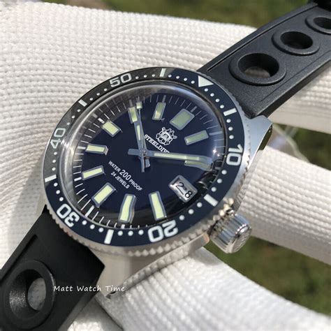 Steeldive Sd Mas Nh Dome Ar Sapphire Lume M Diving Bnib