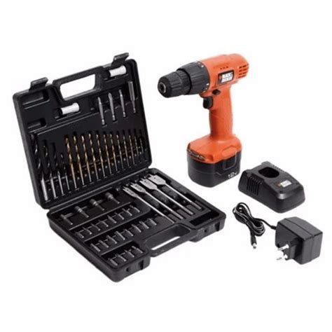 Black Decker V Cordlessni Cd Drill Driver With Accessories