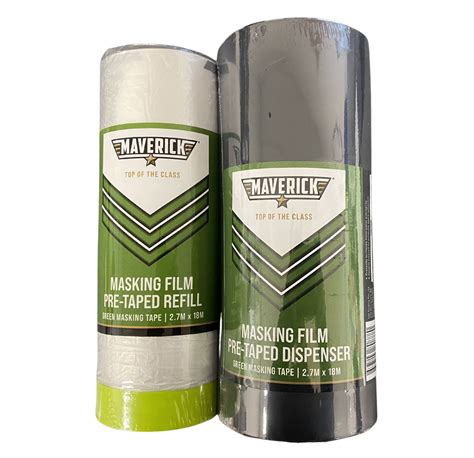 Maverick Masking Film Pretaped Refills Direct Paint