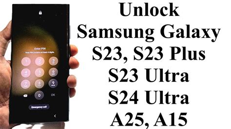 Forgot Password How To Unlock Samsung Galaxy S23 Ultra S24 Ultra