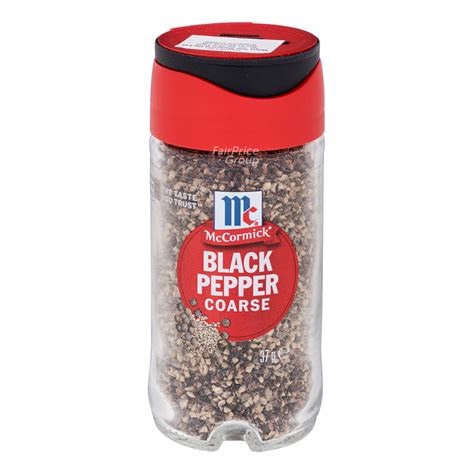 Mccormick Seasoning Black Pepper Coarse Ntuc Fairprice