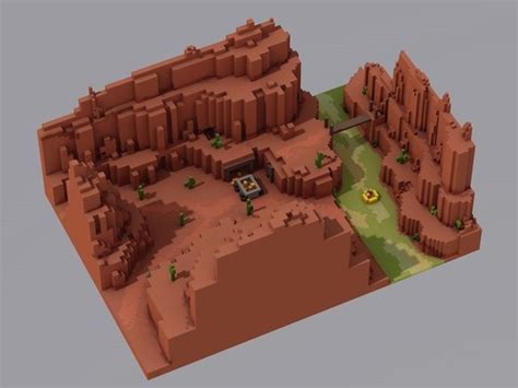 Mini Grand Canyon 3D model 3D printable | CGTrader