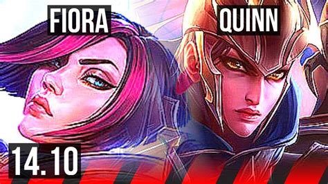 FIORA Vs QUINN TOP 7 Solo Kills Rank 7 Fiora 9 2 1 EUW Master