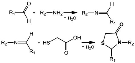 Synthesis In Two Steps For Thiazolidine 4 One Derivatives Download Scientific Diagram