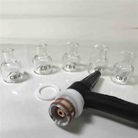 EDGE Clear TIG Cups For WP9 WP20 TIG Torches Collet Body Set Up