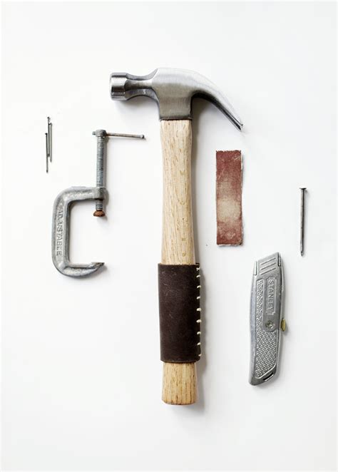 DIY Leather Handle Hammer - The Merrythought