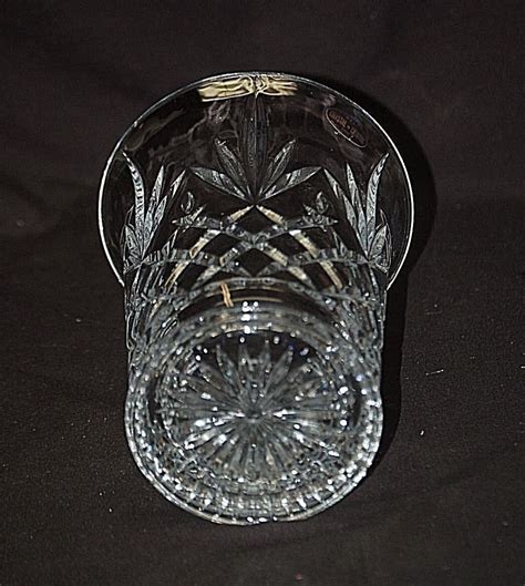 Genuine 24 Lead Crystal Flared Vase Deplomb Crystal Pineapple Diamond