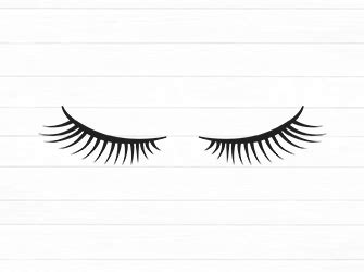 Eyelashes SVG Eyebrows SVG Woman Eyelashes SVG Makeup Svg Eye Lash Svg