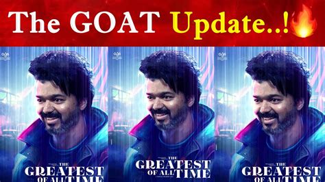 The Goat Update Thalapathy Vijay Venkat Prabhu Youtube