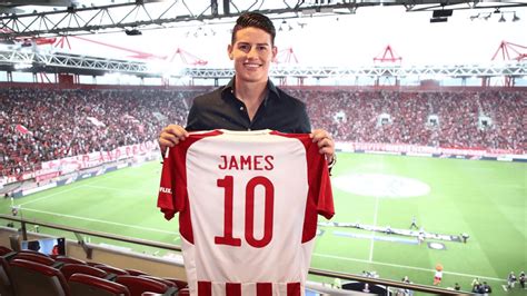 James Rodríguez conozca al Olympiacos el nuevo equipo del 10