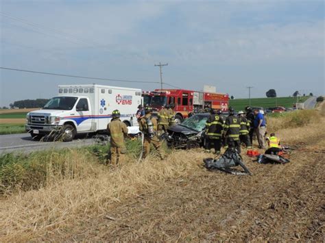 Vehicle Accident With Entrapment In Drumore Township Quarryville Fire