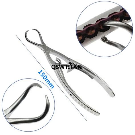 Orthopedic Self Locking Fixed Pliers Stainless Steel Bone Holding