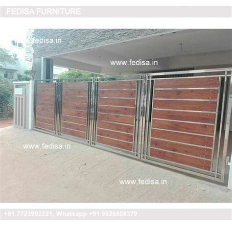 Stainless Steel Gate Design Modern Iron Fence Makan Ke Gate Ki Design