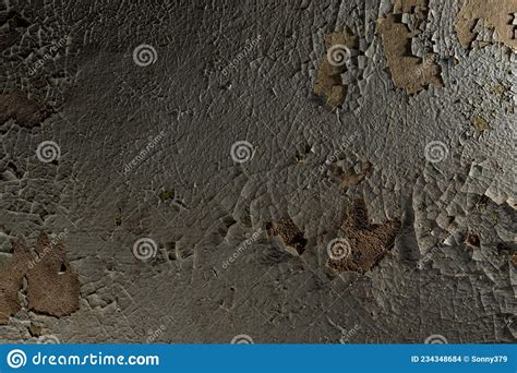 La Textura De La Pintura Rota En La Pared De Un Edificio Antiguo Que Se