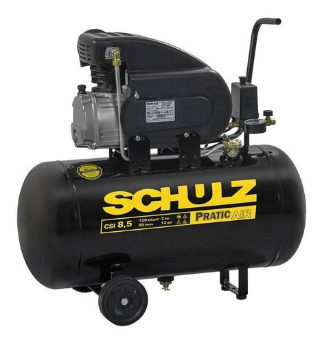 Compressor de ar elétrico portátil Schulz Pratic Air CSI 8 5 50