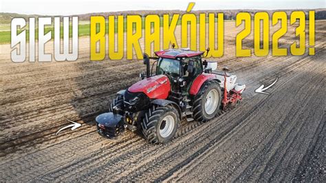 SIEW BURAKÓW 2023 NA GPS CASE PUMA 200 KUHN USŁUGI SIEWU BURAKÓW GR