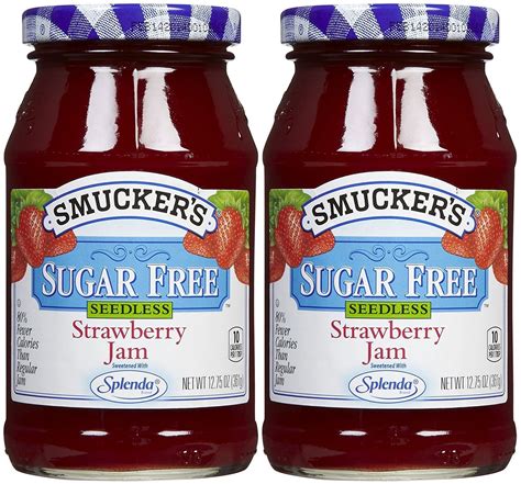 Smuckers Sugar Free Seedless Strawberry Jam 1275 Oz